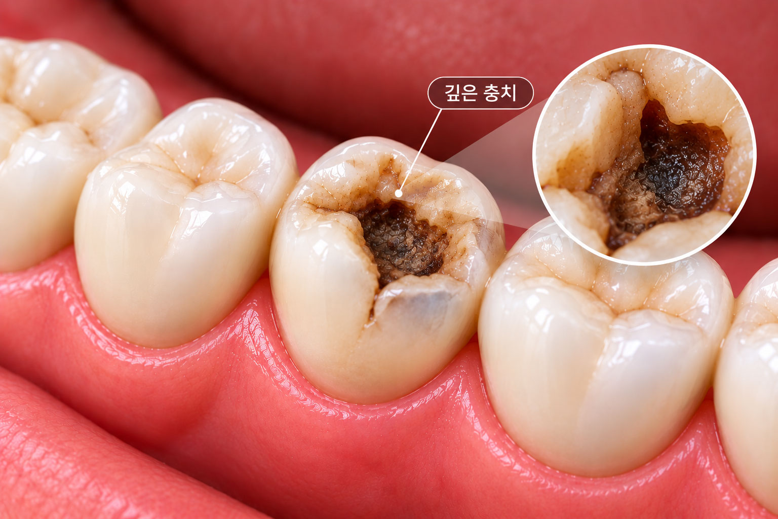 깊은 충치